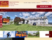 Tablet Screenshot of cabotinnandsuites.com